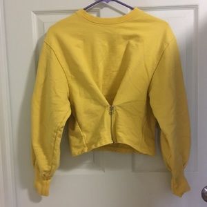 Yellow hoodies